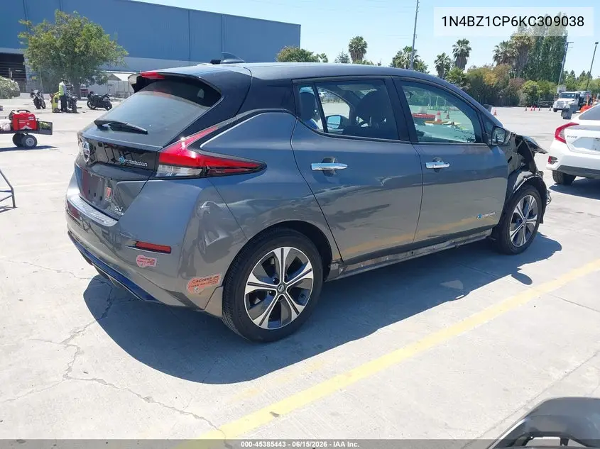 2019 Nissan Leaf Sv Plus VIN: 1N4BZ1CP6KC309038 Lot: 45385443