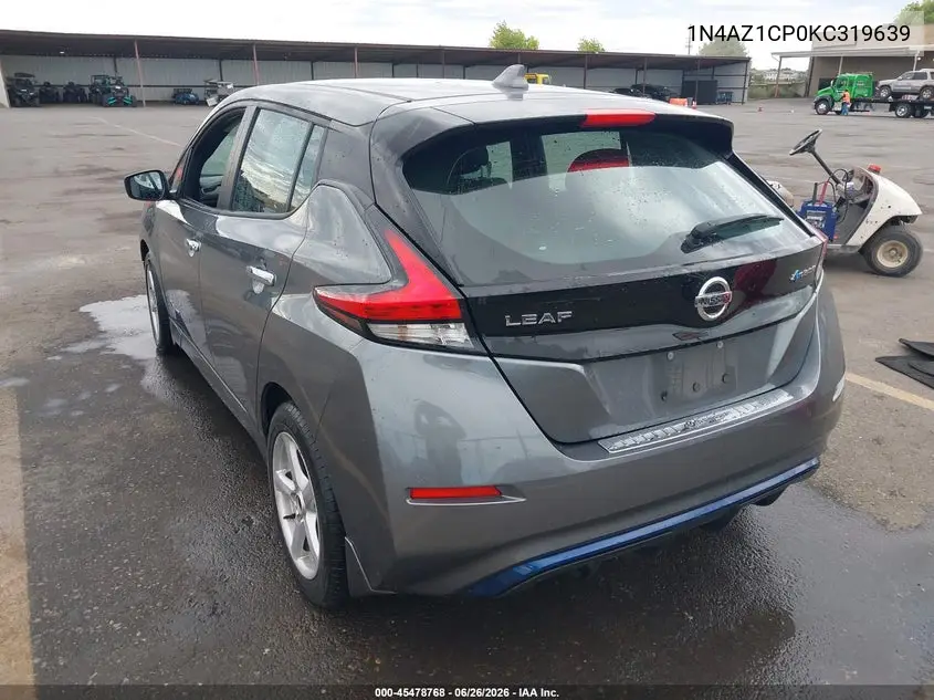 2019 Nissan Leaf S VIN: 1N4AZ1CP0KC319639 Lot: 45478768