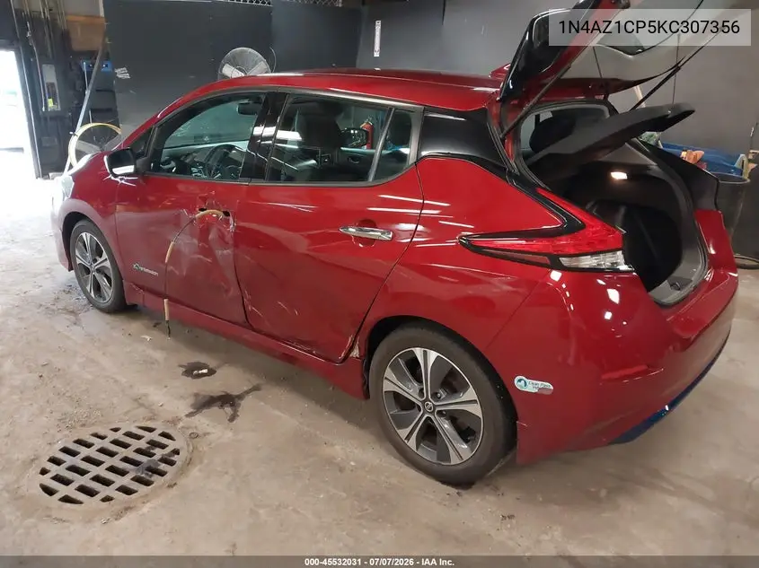 2019 Nissan Leaf Sl VIN: 1N4AZ1CP5KC307356 Lot: 45532031