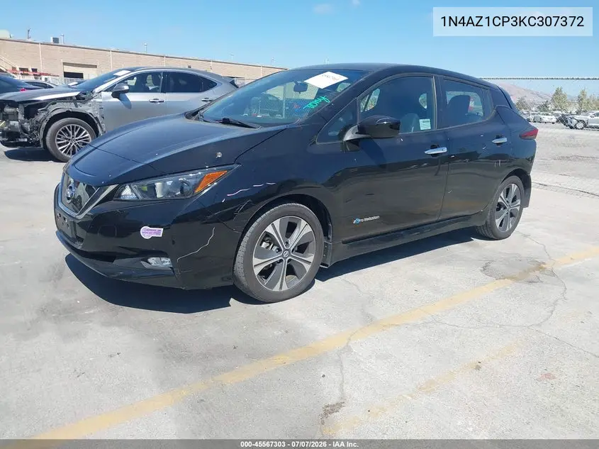 2019 Nissan Leaf Sv VIN: 1N4AZ1CP3KC307372 Lot: 45567303