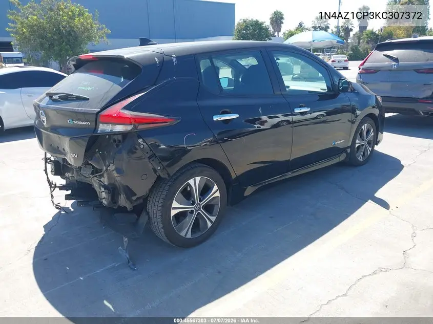 2019 Nissan Leaf Sv VIN: 1N4AZ1CP3KC307372 Lot: 45567303
