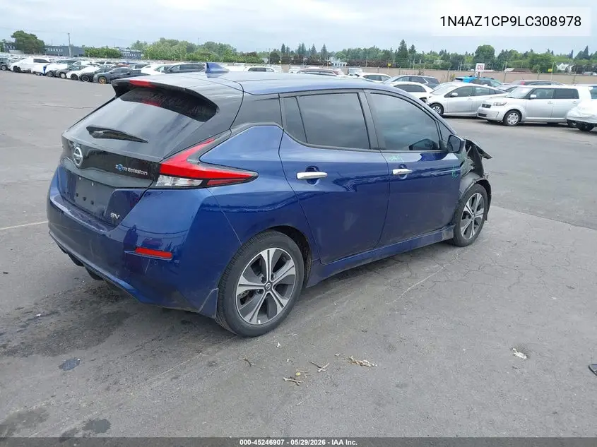 2020 Nissan Leaf Sv 40 Kwh VIN: 1N4AZ1CP9LC308978 Lot: 45246907