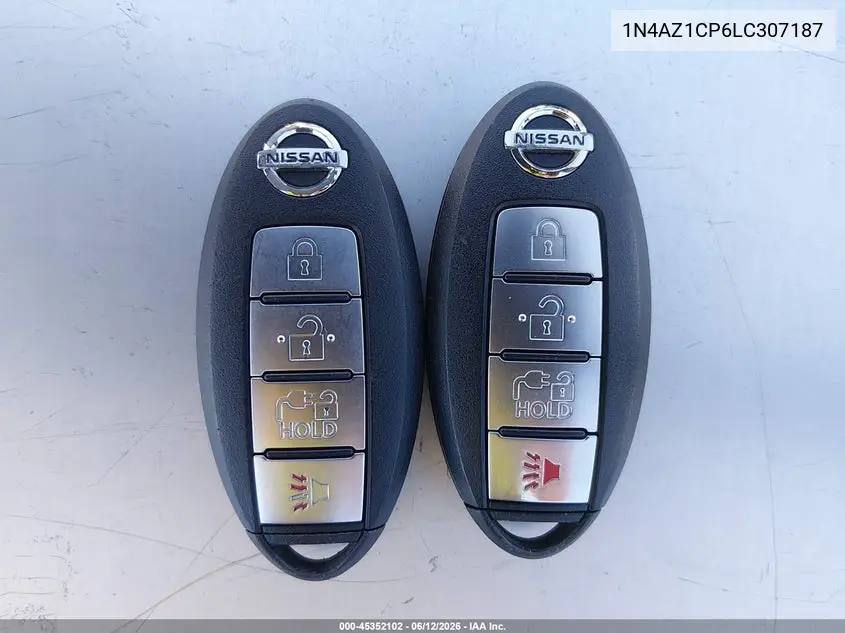 2020 Nissan Leaf Sv 40 Kwh VIN: 1N4AZ1CP6LC307187 Lot: 45352102