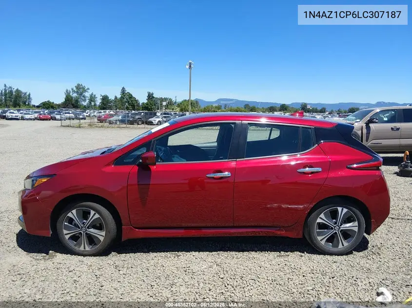 2020 Nissan Leaf Sv 40 Kwh VIN: 1N4AZ1CP6LC307187 Lot: 45352102