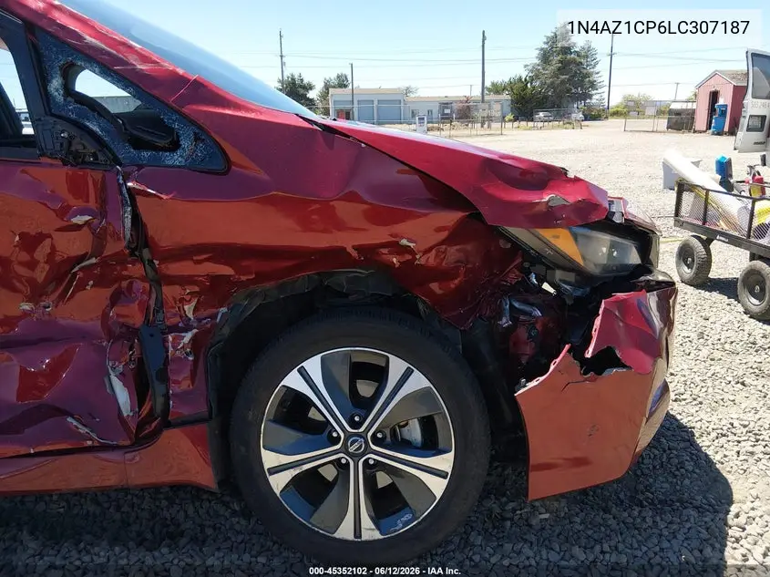 2020 Nissan Leaf Sv 40 Kwh VIN: 1N4AZ1CP6LC307187 Lot: 45352102