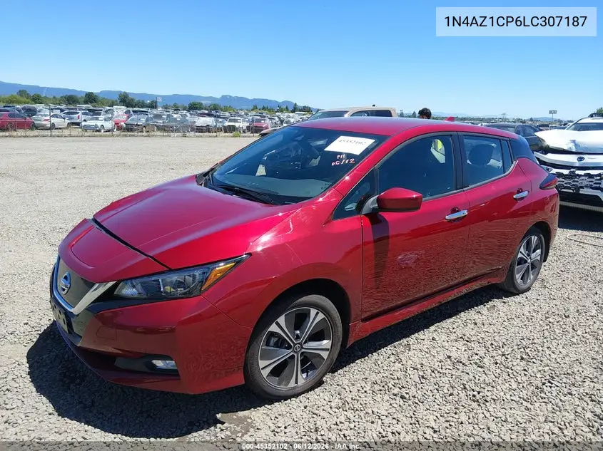 2020 Nissan Leaf Sv 40 Kwh VIN: 1N4AZ1CP6LC307187 Lot: 45352102