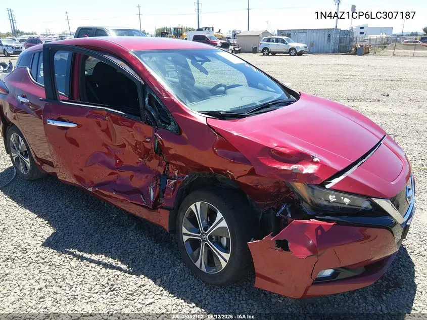 2020 Nissan Leaf Sv 40 Kwh VIN: 1N4AZ1CP6LC307187 Lot: 45352102