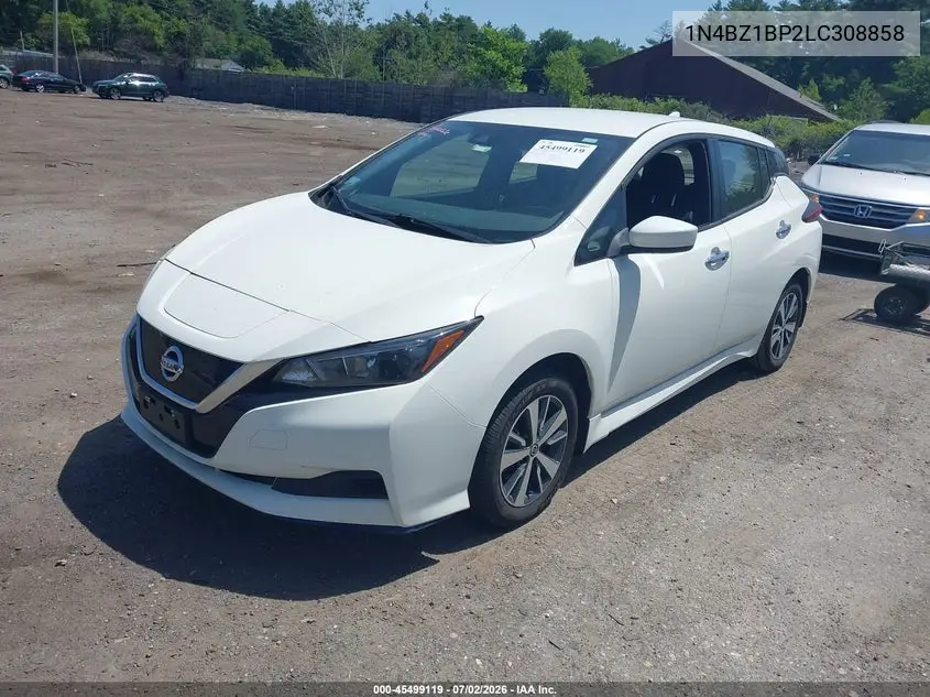 2020 Nissan Leaf S Plus 62 Kwh VIN: 1N4BZ1BP2LC308858 Lot: 45499119
