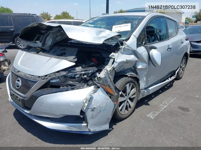 2020 Nissan Leaf S Plus 62 Kwh VIN: 1N4BZ1BP0LC307238 Lot: 45505390