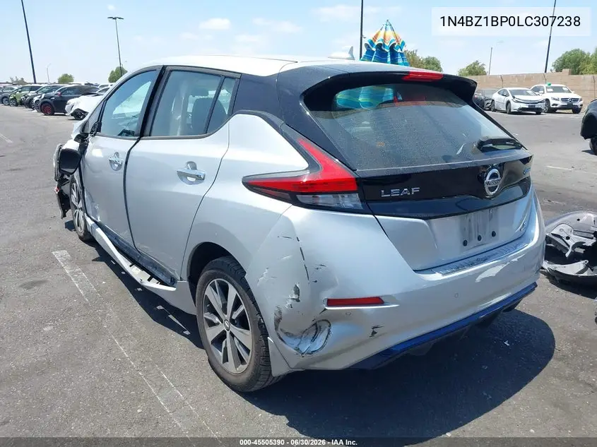 2020 Nissan Leaf S Plus 62 Kwh VIN: 1N4BZ1BP0LC307238 Lot: 45505390