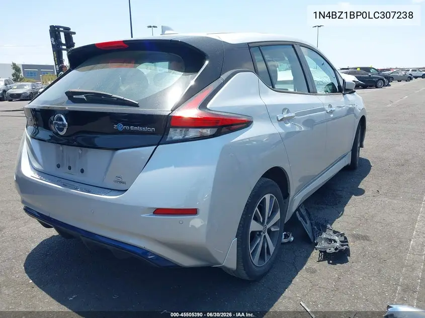 2020 Nissan Leaf S Plus 62 Kwh VIN: 1N4BZ1BP0LC307238 Lot: 45505390