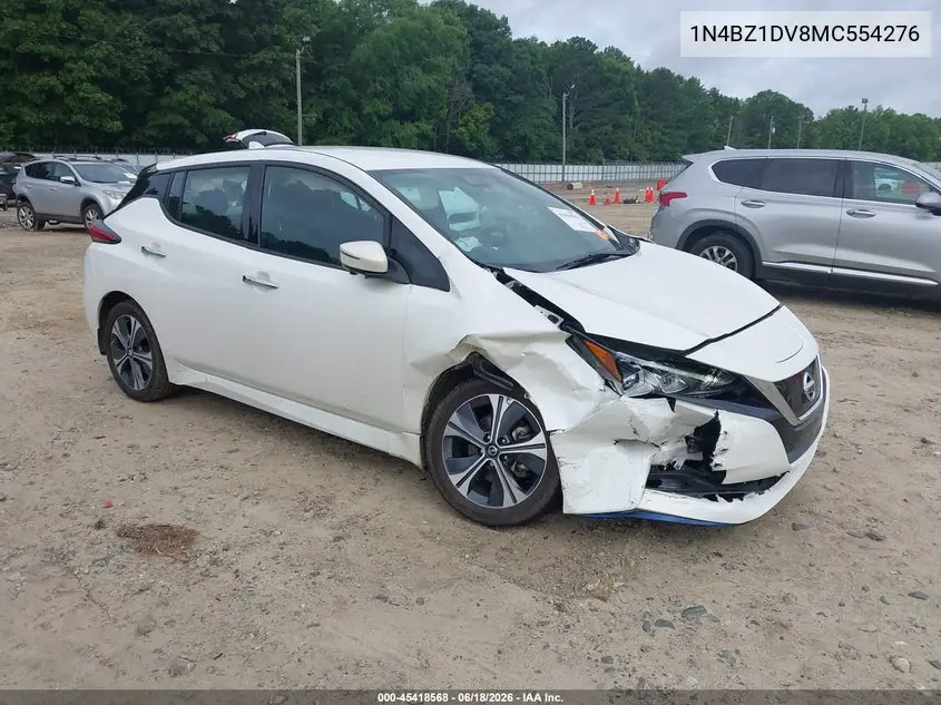 2021 Nissan Leaf Sl Plus 62 Kwh VIN: 1N4BZ1DV8MC554276 Lot: 45418568
