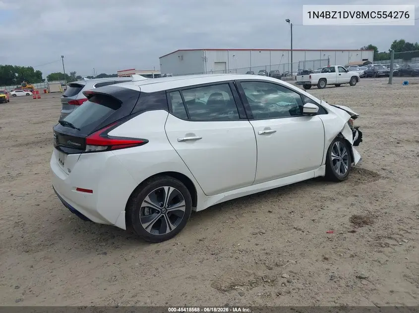 2021 Nissan Leaf Sl Plus 62 Kwh VIN: 1N4BZ1DV8MC554276 Lot: 45418568