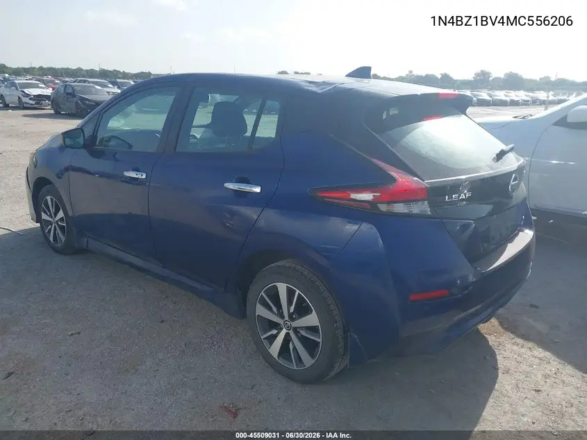 2021 Nissan Leaf S Plus 62 Kwh VIN: 1N4BZ1BV4MC556206 Lot: 45509031