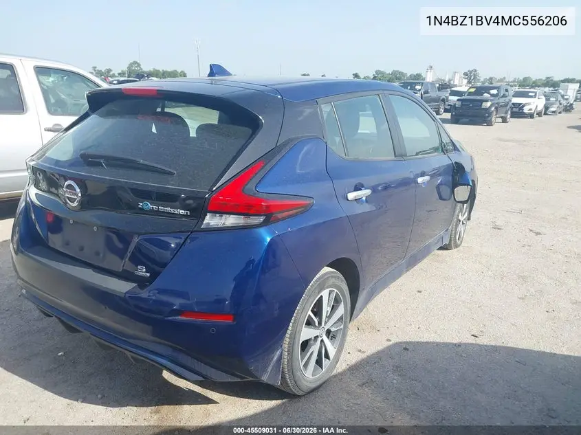 2021 Nissan Leaf S Plus 62 Kwh VIN: 1N4BZ1BV4MC556206 Lot: 45509031