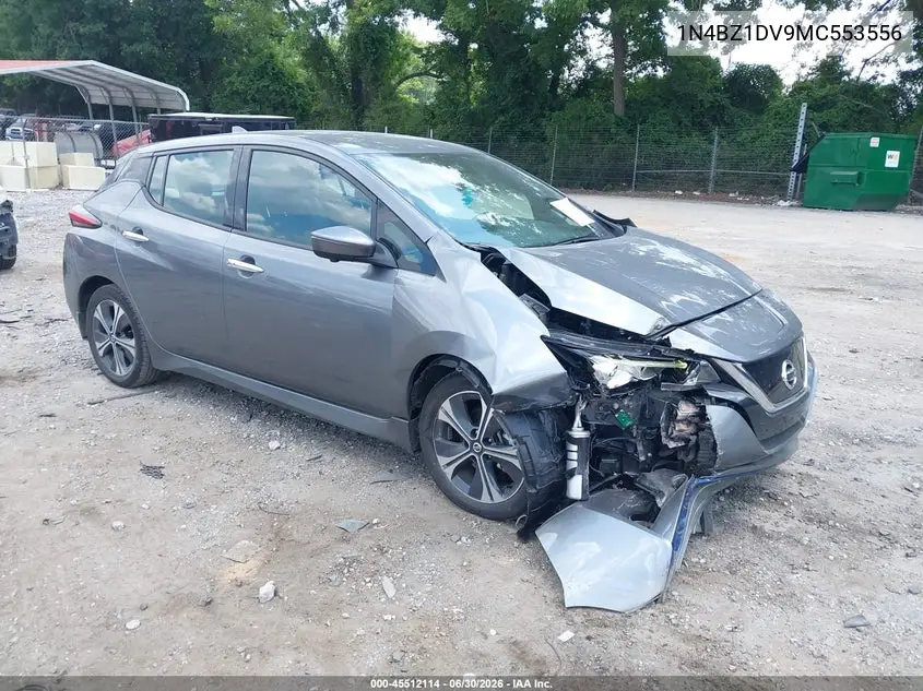 2021 Nissan Leaf Sl Plus 62 Kwh VIN: 1N4BZ1DV9MC553556 Lot: 45512114
