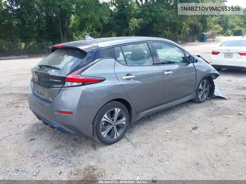 2021 Nissan Leaf Sl Plus 62 Kwh VIN: 1N4BZ1DV9MC553556 Lot: 45512114