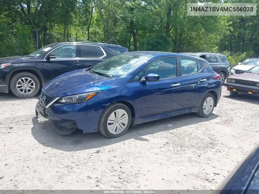 2021 Nissan Leaf S 40 Kwh VIN: 1N4AZ1BV4MC556038 Lot: 45583149