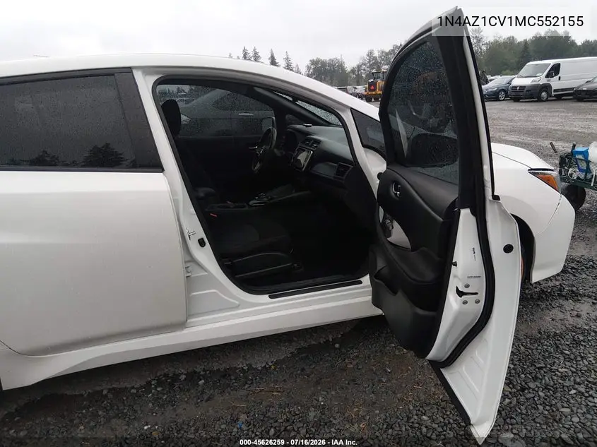 2021 Nissan Leaf Sv 40 Kwh VIN: 1N4AZ1CV1MC552155 Lot: 45626259