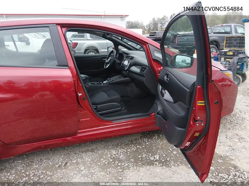 2022 Nissan Leaf Sv 40 Kwh VIN: 1N4AZ1CV0NC554884 Lot: 45229558