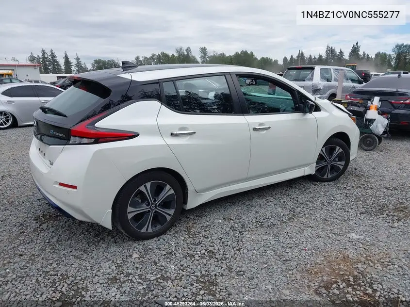 2022 Nissan Leaf Sv Plus 62 Kwh VIN: 1N4BZ1CV0NC555277 Lot: 45293264
