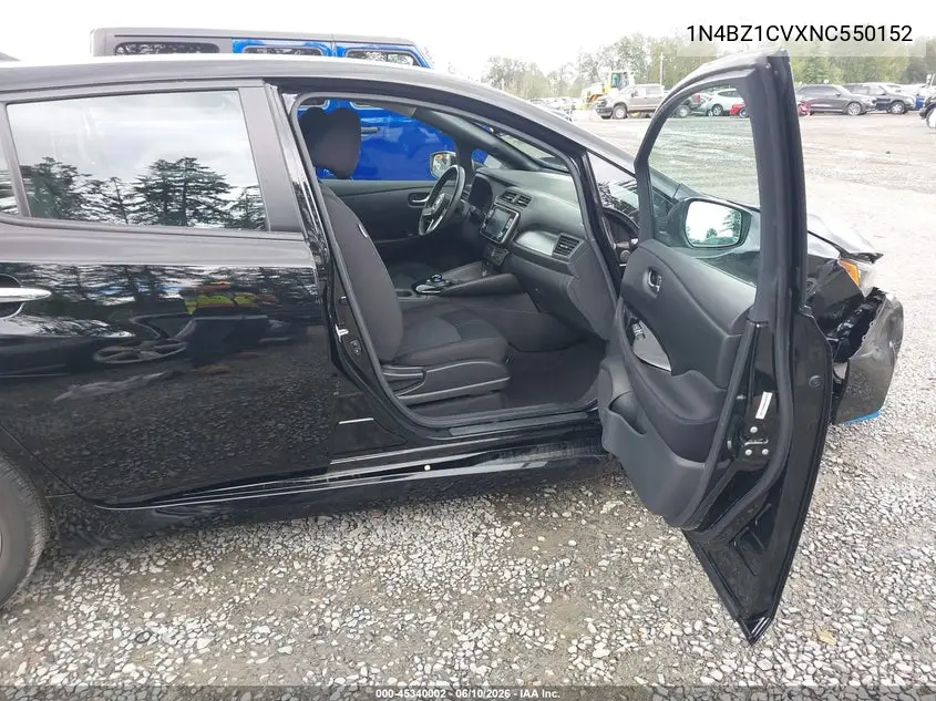 2022 Nissan Leaf Sv Plus 62 Kwh VIN: 1N4BZ1CVXNC550152 Lot: 45340002