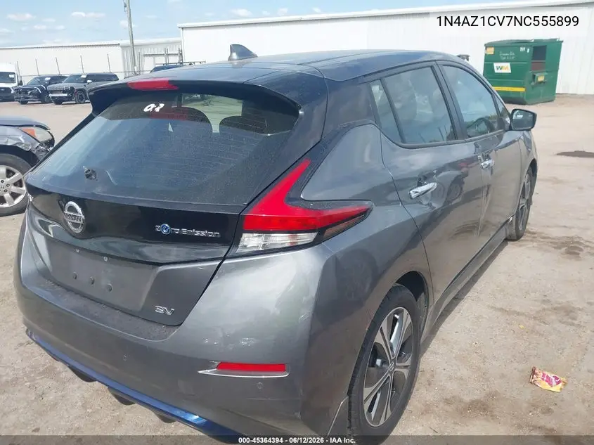 2022 Nissan Leaf Sv 40 Kwh VIN: 1N4AZ1CV7NC555899 Lot: 45364394