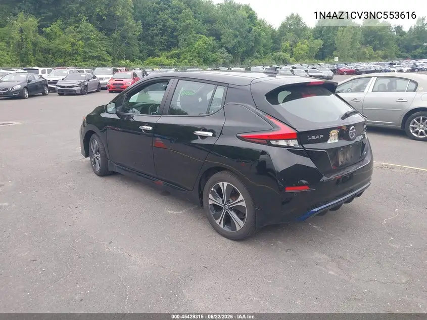 2022 Nissan Leaf Sv 40 Kwh VIN: 1N4AZ1CV3NC553616 Lot: 45429315