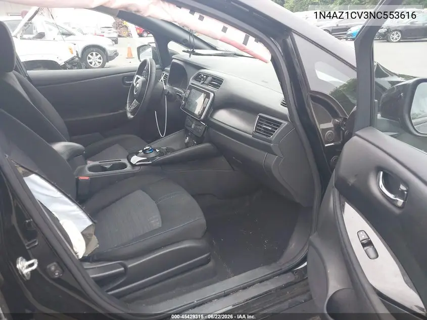 2022 Nissan Leaf Sv 40 Kwh VIN: 1N4AZ1CV3NC553616 Lot: 45429315
