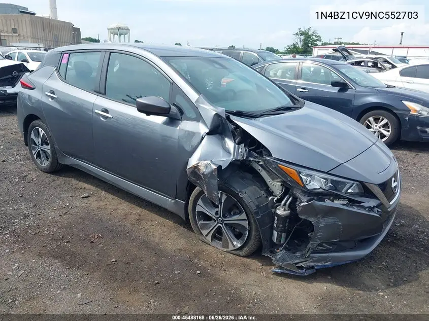 2022 Nissan Leaf Sv Plus 62 Kwh VIN: 1N4BZ1CV9NC552703 Lot: 45488168