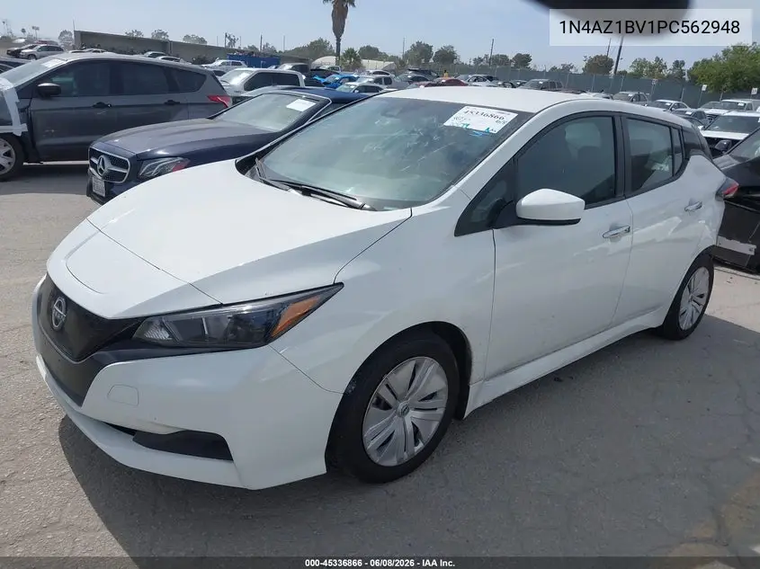 2023 Nissan Leaf S 40 Kwh VIN: 1N4AZ1BV1PC562948 Lot: 45336866