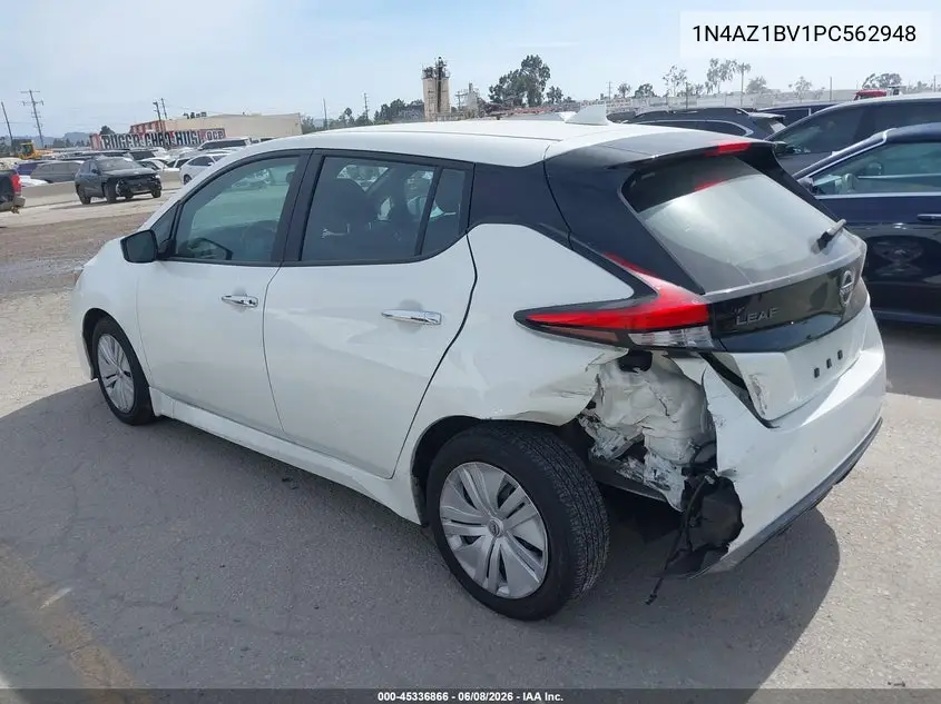 2023 Nissan Leaf S 40 Kwh VIN: 1N4AZ1BV1PC562948 Lot: 45336866