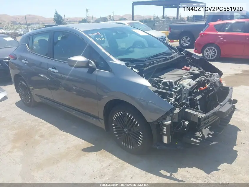 2023 Nissan Leaf Sv Plus 60 Kwh VIN: 1N4CZ1CV2PC551920 Lot: 45403581