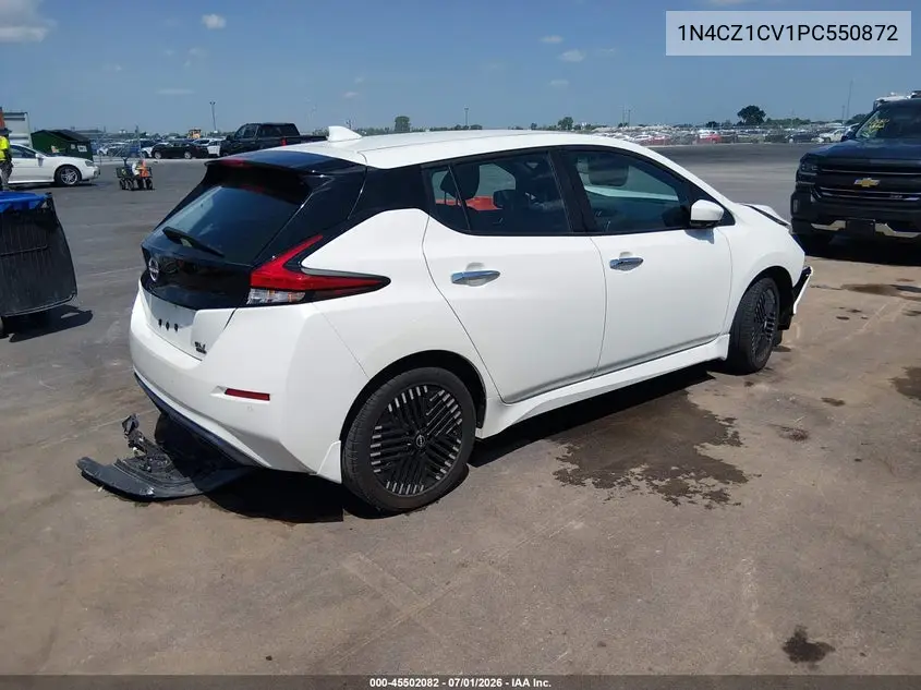 2023 Nissan Leaf Sv Plus 60 Kwh VIN: 1N4CZ1CV1PC550872 Lot: 45502082