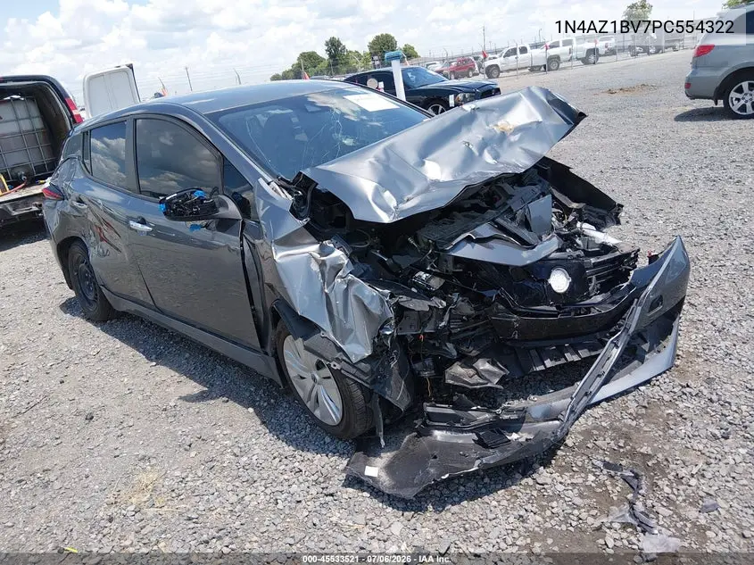 2023 Nissan Leaf S 40 Kwh VIN: 1N4AZ1BV7PC554322 Lot: 45533521