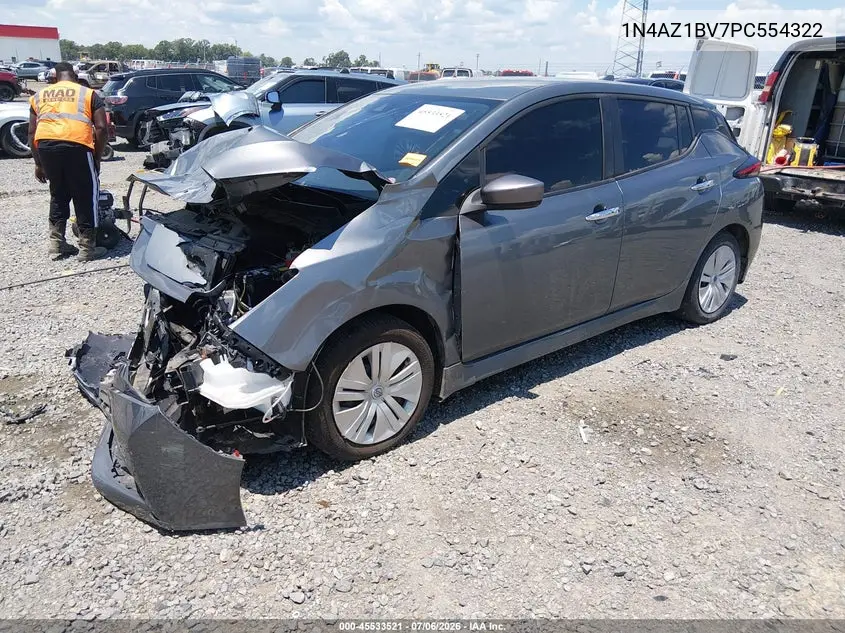 2023 Nissan Leaf S 40 Kwh VIN: 1N4AZ1BV7PC554322 Lot: 45533521