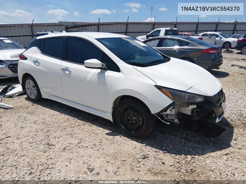 2024 Nissan Leaf S VIN: 1N4AZ1BV3RC554370 Lot: 45385946
