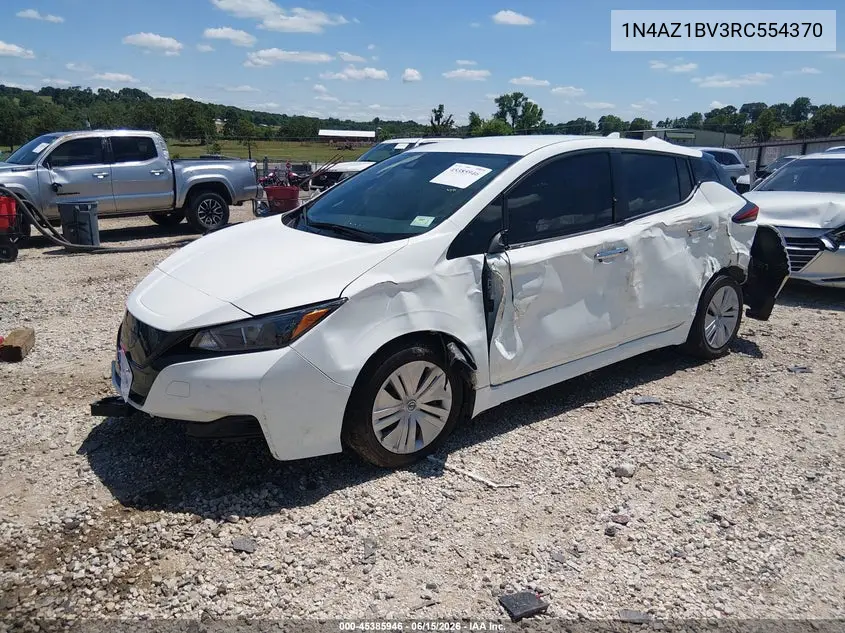 2024 Nissan Leaf S VIN: 1N4AZ1BV3RC554370 Lot: 45385946