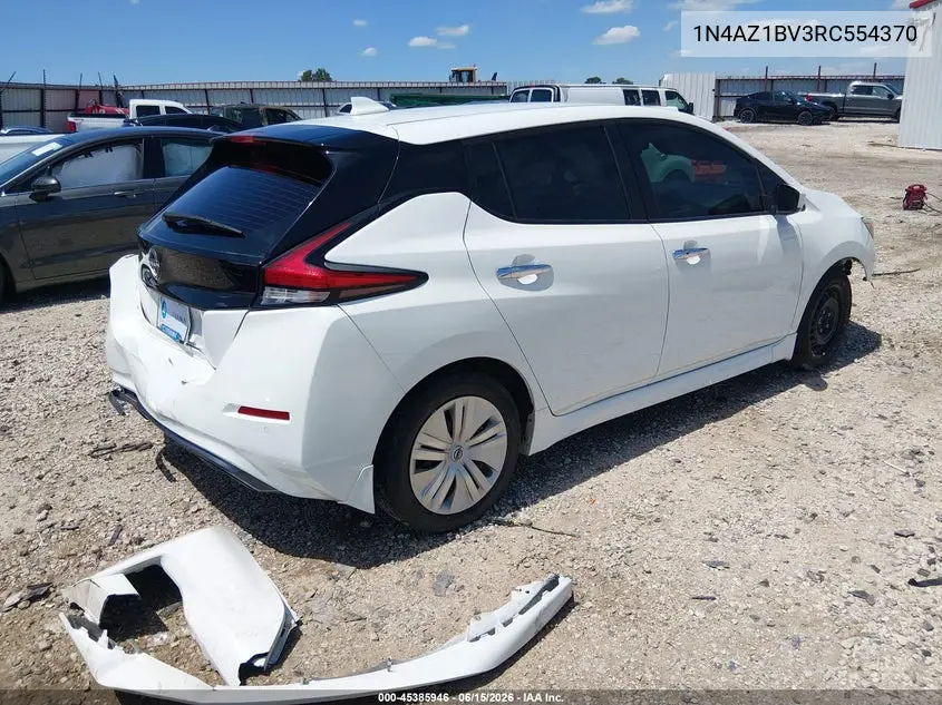 2024 Nissan Leaf S VIN: 1N4AZ1BV3RC554370 Lot: 45385946