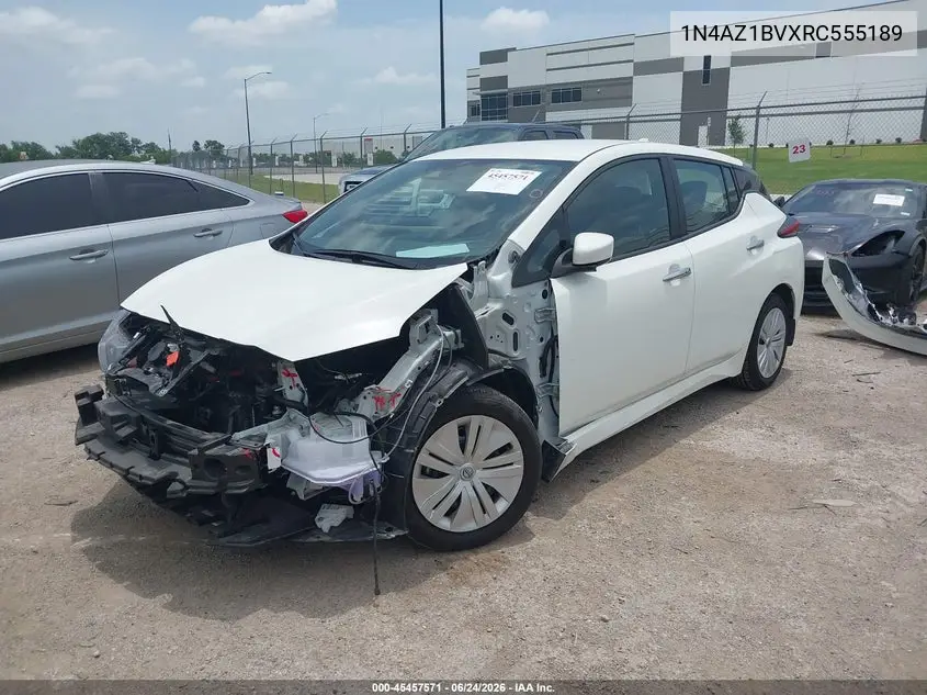 2024 Nissan Leaf S VIN: 1N4AZ1BVXRC555189 Lot: 45457571
