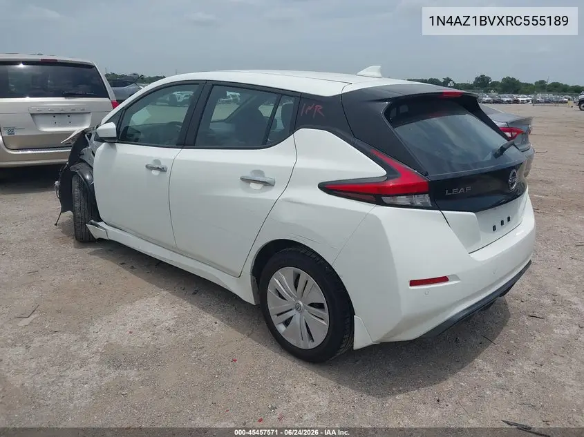 2024 Nissan Leaf S VIN: 1N4AZ1BVXRC555189 Lot: 45457571