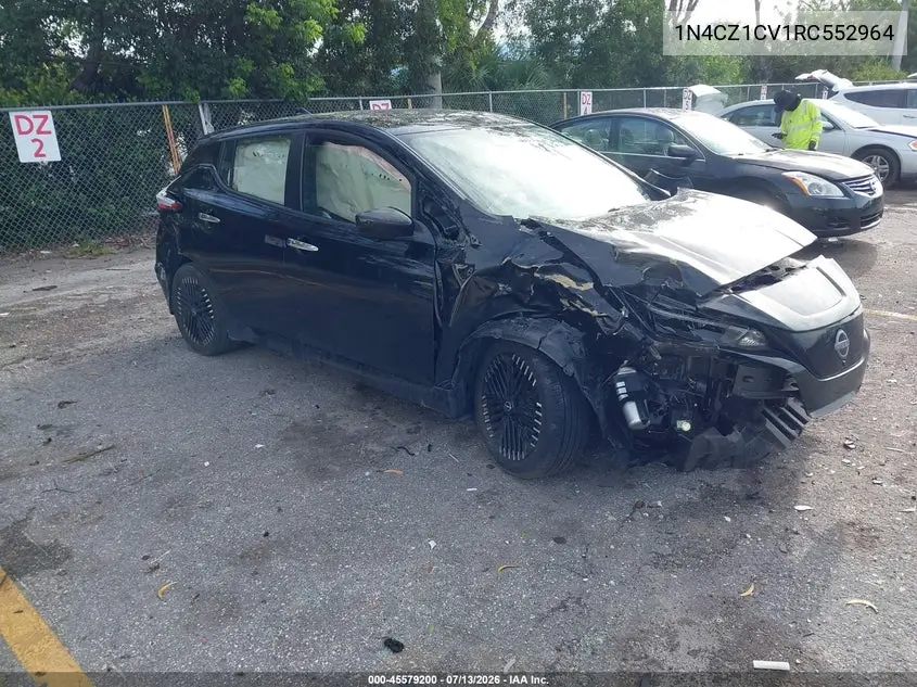 2024 Nissan Leaf Sv Plus VIN: 1N4CZ1CV1RC552964 Lot: 45579200