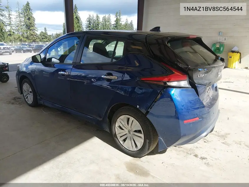 2025 Nissan Leaf S VIN: 1N4AZ1BV8SC564544 Lot: 45336635