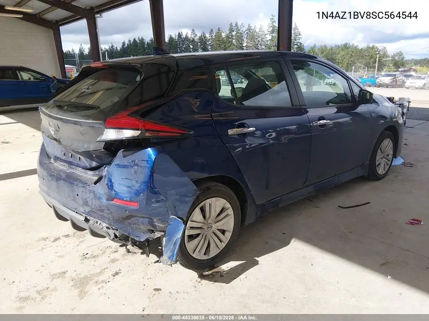 2025 Nissan Leaf S VIN: 1N4AZ1BV8SC564544 Lot: 45336635