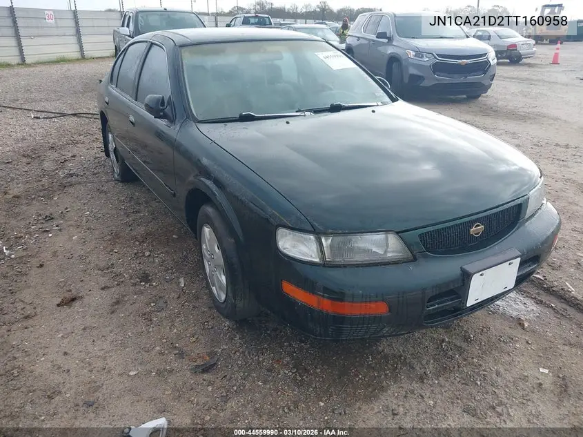1996 Nissan Maxima Gle/Gxe/Se VIN: JN1CA21D2TT160958 Lot: 44559990