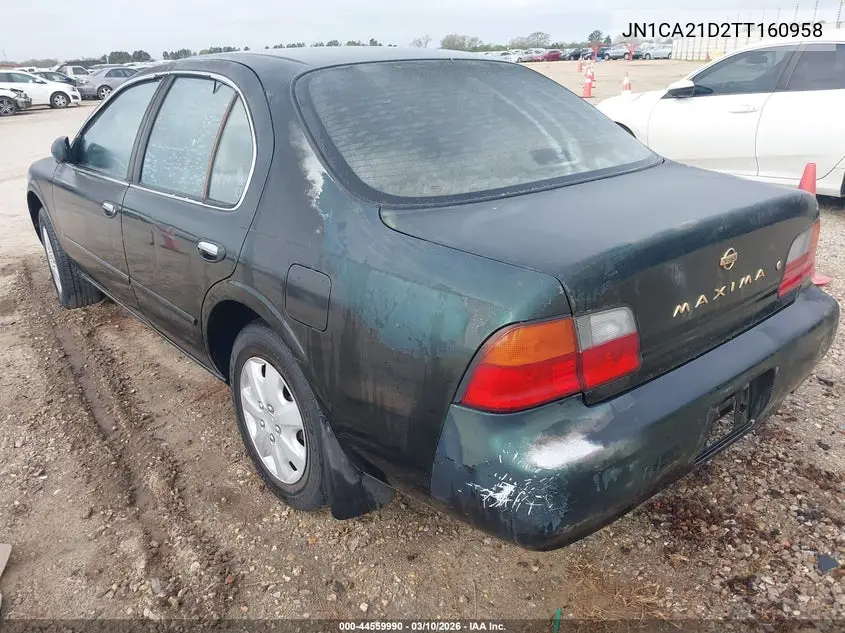 1996 Nissan Maxima Gle/Gxe/Se VIN: JN1CA21D2TT160958 Lot: 44559990