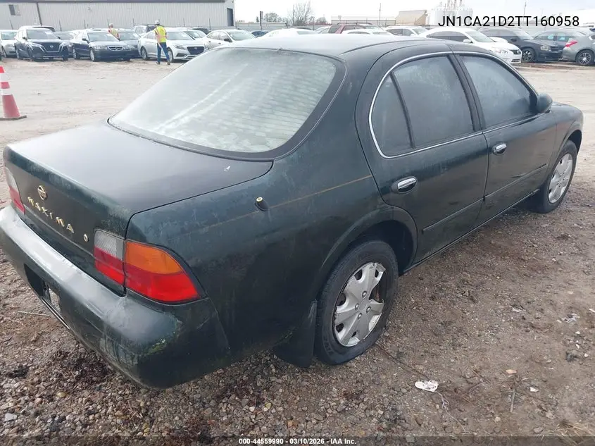 1996 Nissan Maxima Gle/Gxe/Se VIN: JN1CA21D2TT160958 Lot: 44559990