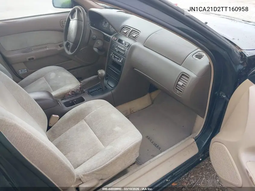1996 Nissan Maxima Gle/Gxe/Se VIN: JN1CA21D2TT160958 Lot: 44559990