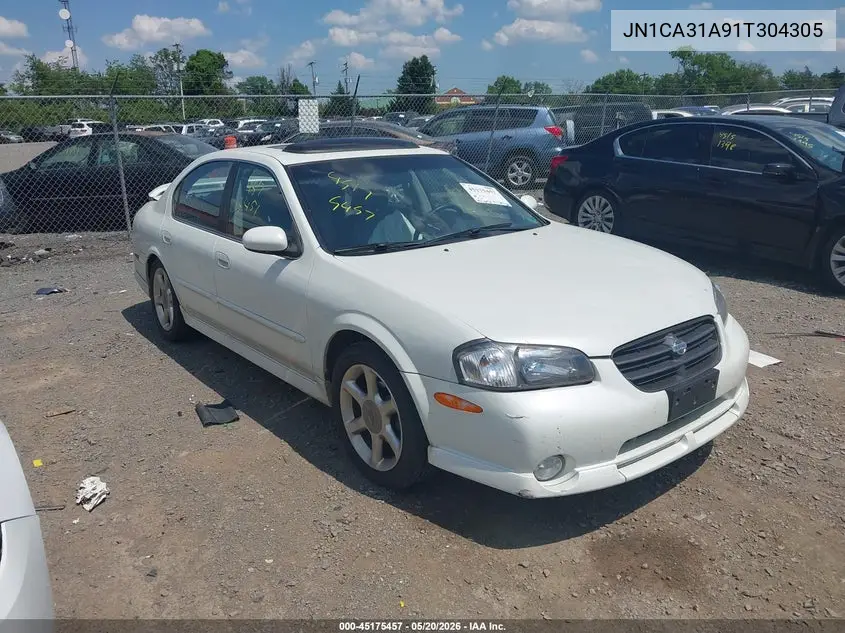 2001 Nissan Maxima Se VIN: JN1CA31A91T304305 Lot: 45175457