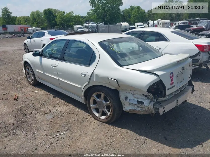 2001 Nissan Maxima Se VIN: JN1CA31A91T304305 Lot: 45175457